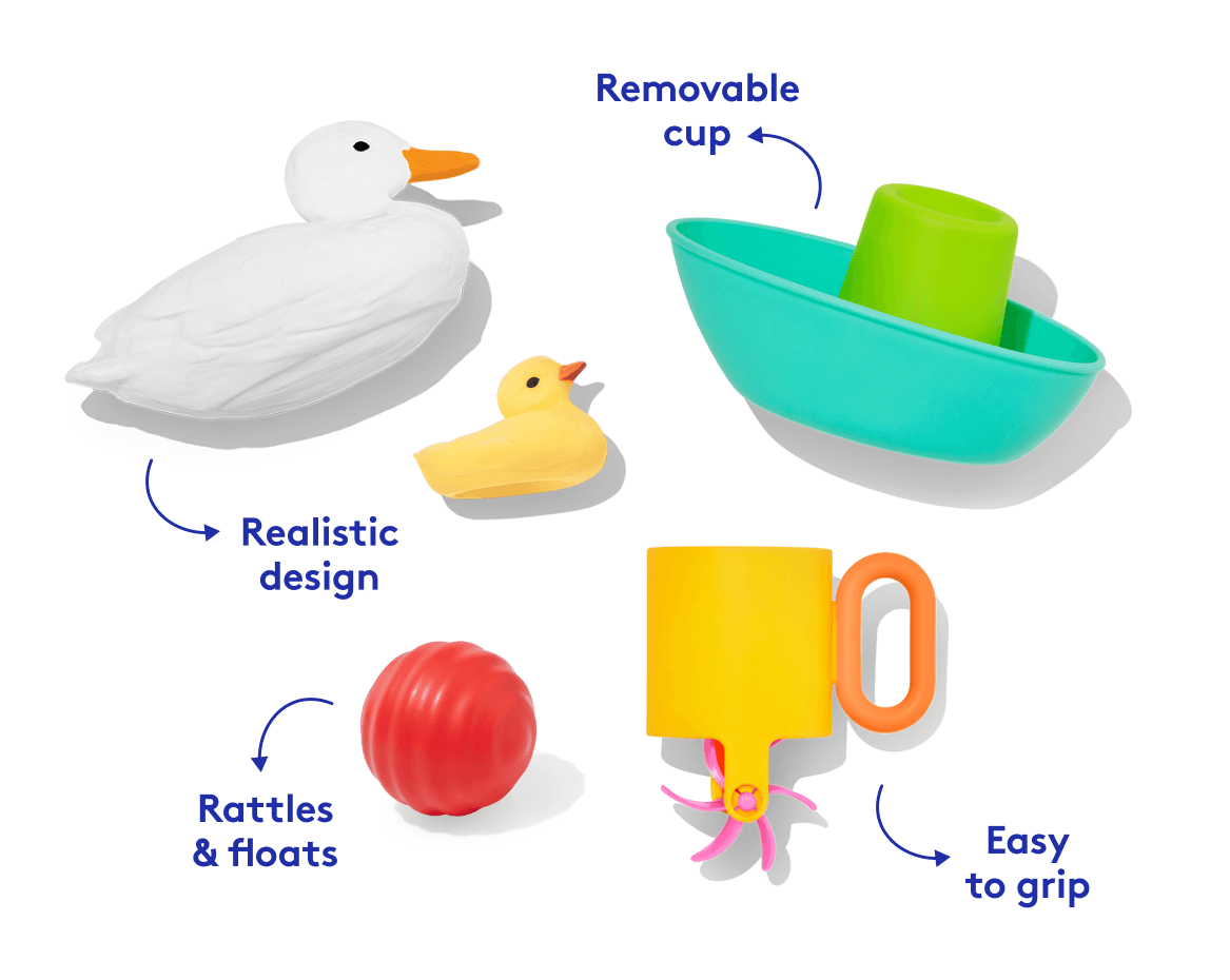 Interactive Baby Bath Toy Set – Fun Water Play Toys for Toddlers & Infants