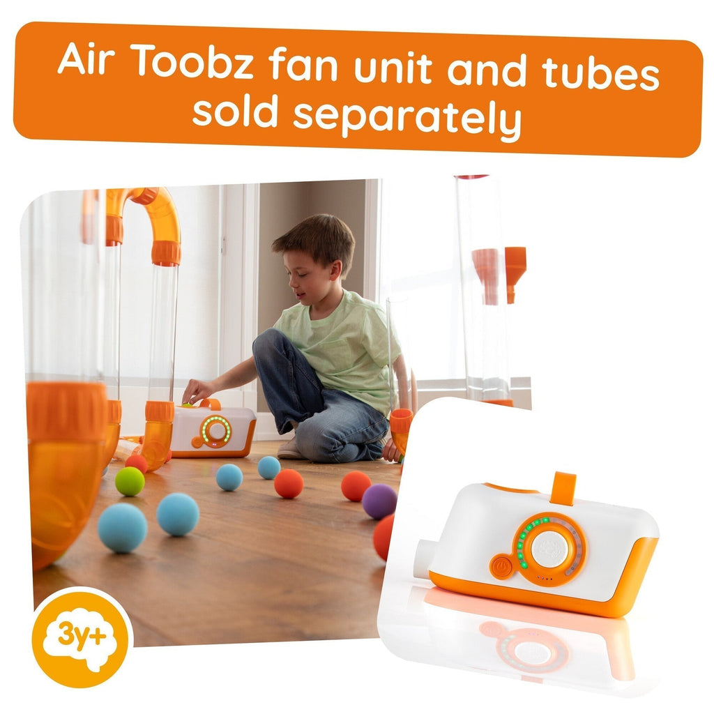 Air Toobz™ Whirly & Ball Expansion Pack – Air-Powered STEM Play Balls & Attachments