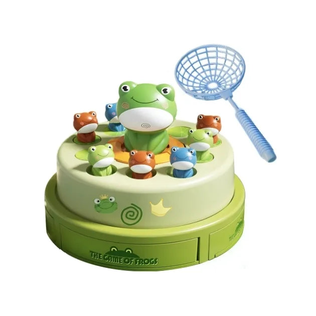Montessori Frog Catching Game – Interactive Educational Toy for Kids