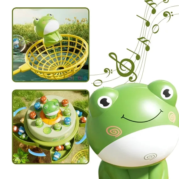 Montessori Frog Catching Game – Interactive Educational Toy for Kids