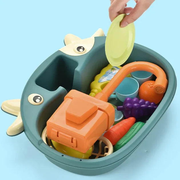Küchenspielzeug Spülbecken Set