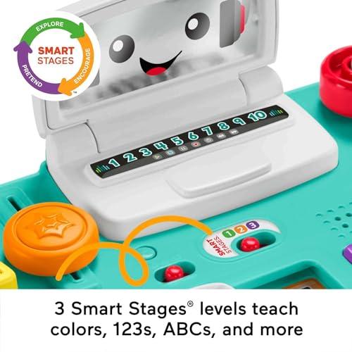 Fisher-Price Baby & Toddler Toy Laugh & Learn Mix & Learn DJ Table Musical Activity Center with Lights & Sounds for Infants Ages 6+ Months